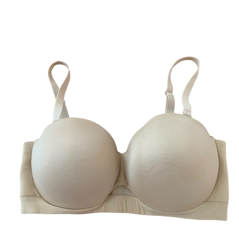 Cacique Comfort Bliss Cream T-Shirt Bra with Underwire Support
